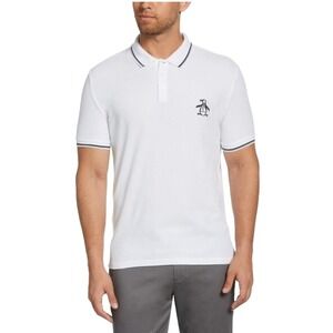 Penguin Polo Mens XL White Short Sleeve Golf